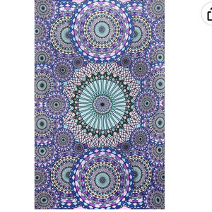 Sunshine Joy 3D Geometric Rings Tapestry
